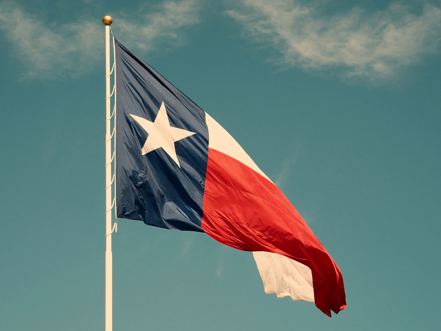 getty image of Texas flag