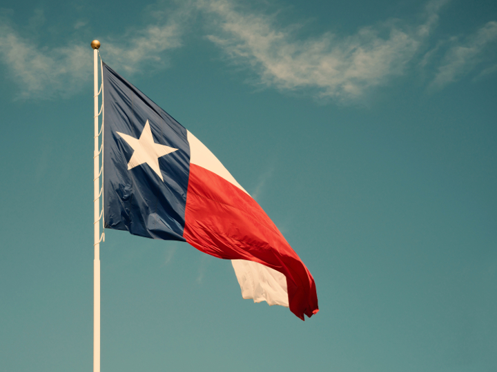 Image of Texas flag.